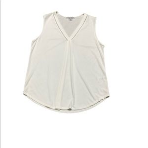 Beautiful Cream Sleeveless Blouse, Size L